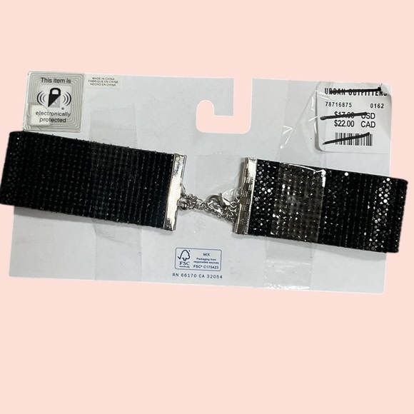 Urban Outfitters Lot of 2 Black Choker Necklace - Picture 6 of 6